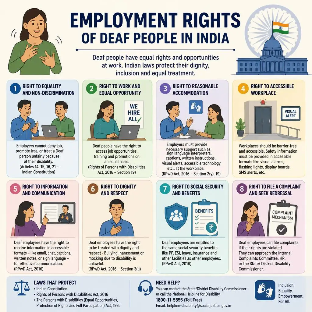 Employment Rights Deaf People in India
